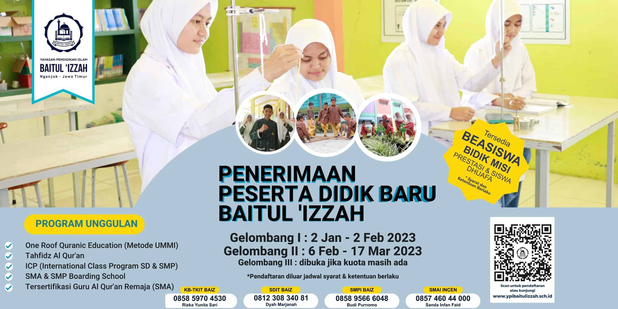 PPDB YPI BAITUL IZZAH NGANJUK 2023 2024 YPI Baitul Izzah   Salinan Dari Baleho PPDB Banner Lanskap Scaled 